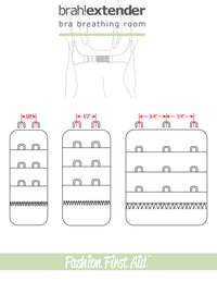 Brah Extender- Bra Extender for bra breathing room